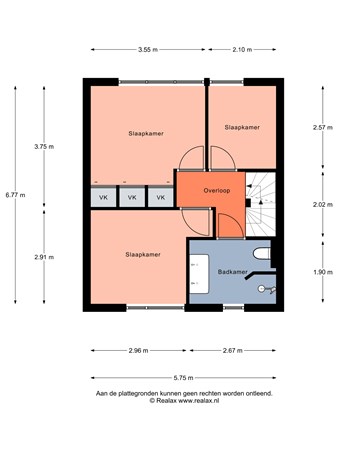 Floorplan - Heemraadstraat 18, 3752 EP Bunschoten-Spakenburg